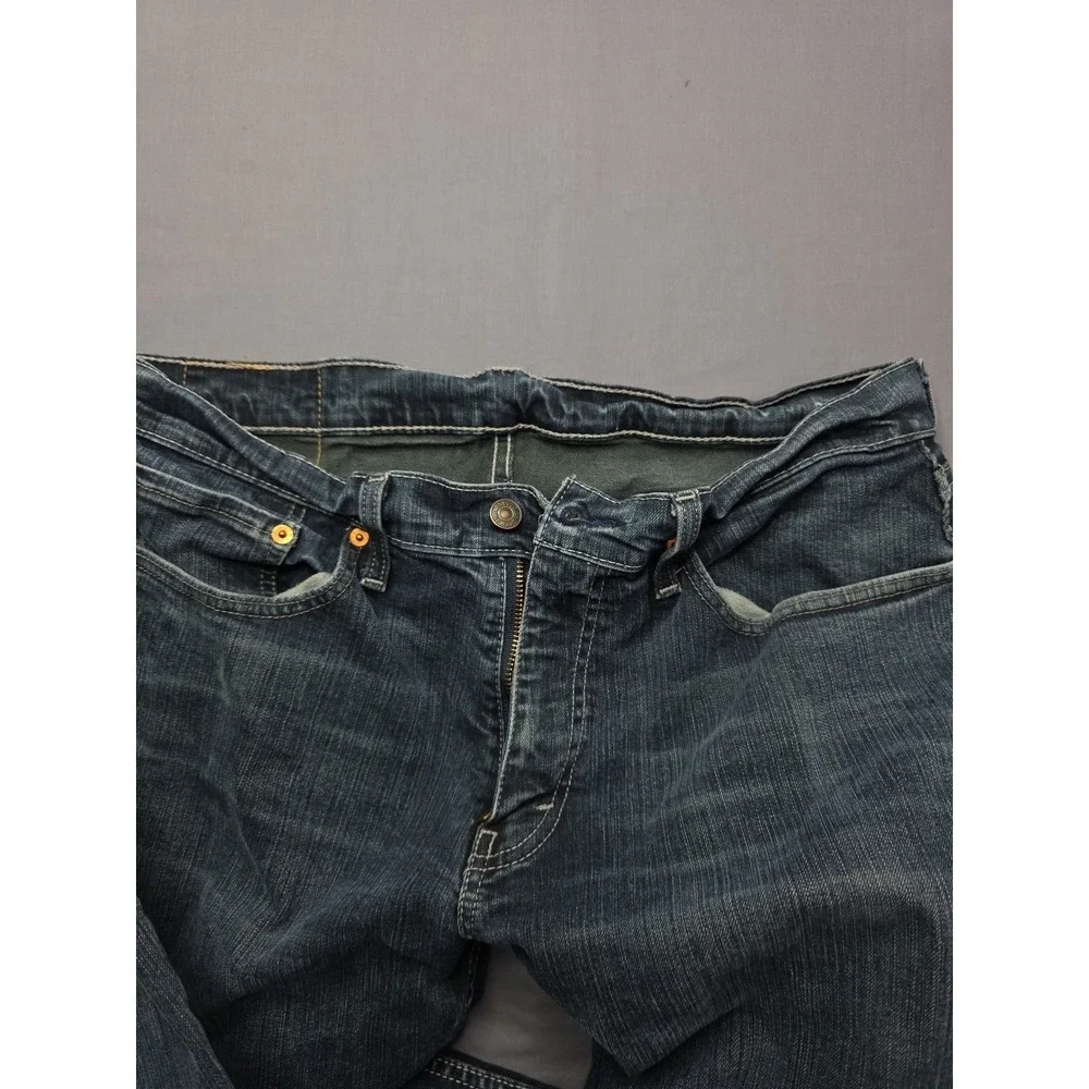 Levi 559 Jeans Mens 32x30 Blue Dark Wash Denim Straight Leg Relaxed Fit